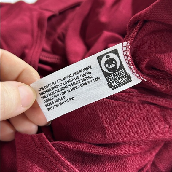 Wild Fable Red Ribbed Bodycon Maxi Dress - Picture 4 of 4